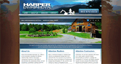 Desktop Screenshot of harperenvironmental.com
