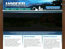 Tablet Screenshot of harperenvironmental.com
